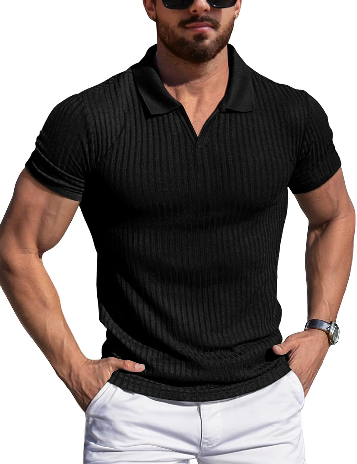 (Slim) قميص بولو صيفي