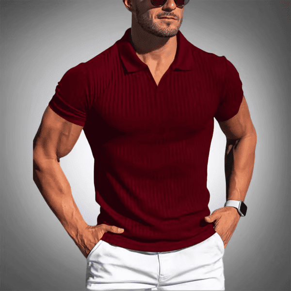 (Slim) قميص بولو صيفي
