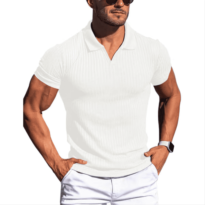 (Slim) قميص بولو صيفي