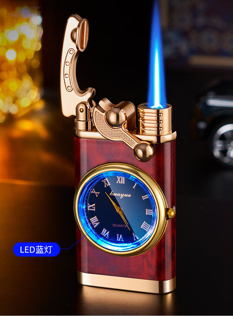 ولاعة مع ساعة مدمجة 2 في 1