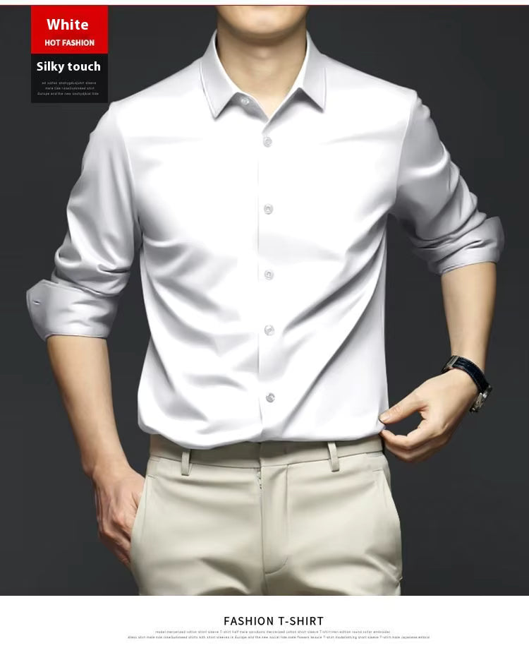 قميص رجالي فاخر, عالي الجودة و مقاوم للتجاعيد