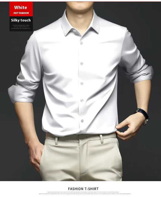 قميص رجالي فاخر, عالي الجودة و مقاوم للتجاعيد