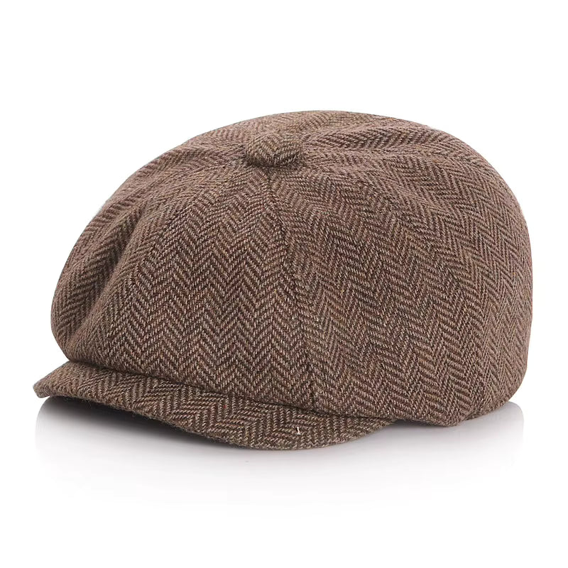قبعة بريطانية كلاسيكية مناسبة لفصلي الخريف و الشتاء