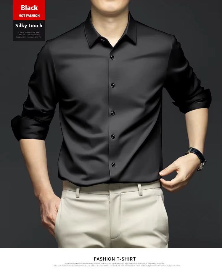 قميص رجالي فاخر, عالي الجودة و مقاوم للتجاعيد