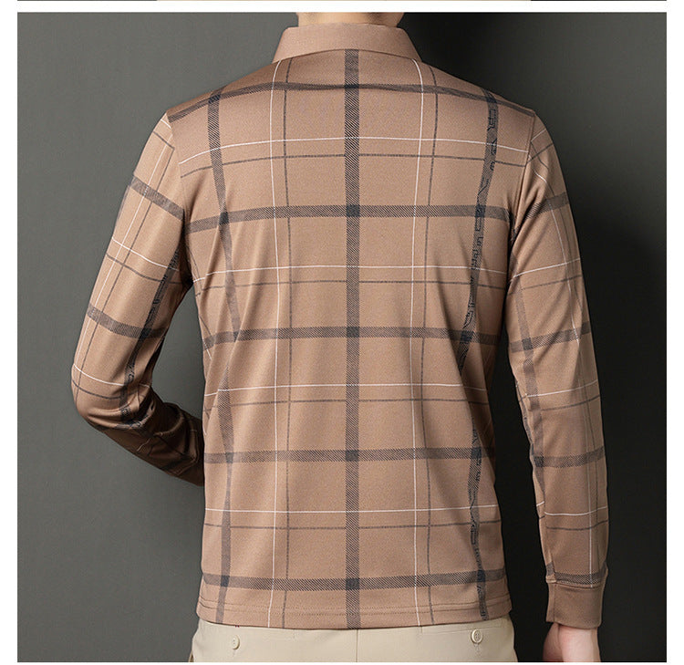 بولو رجالي بنمط مربعات