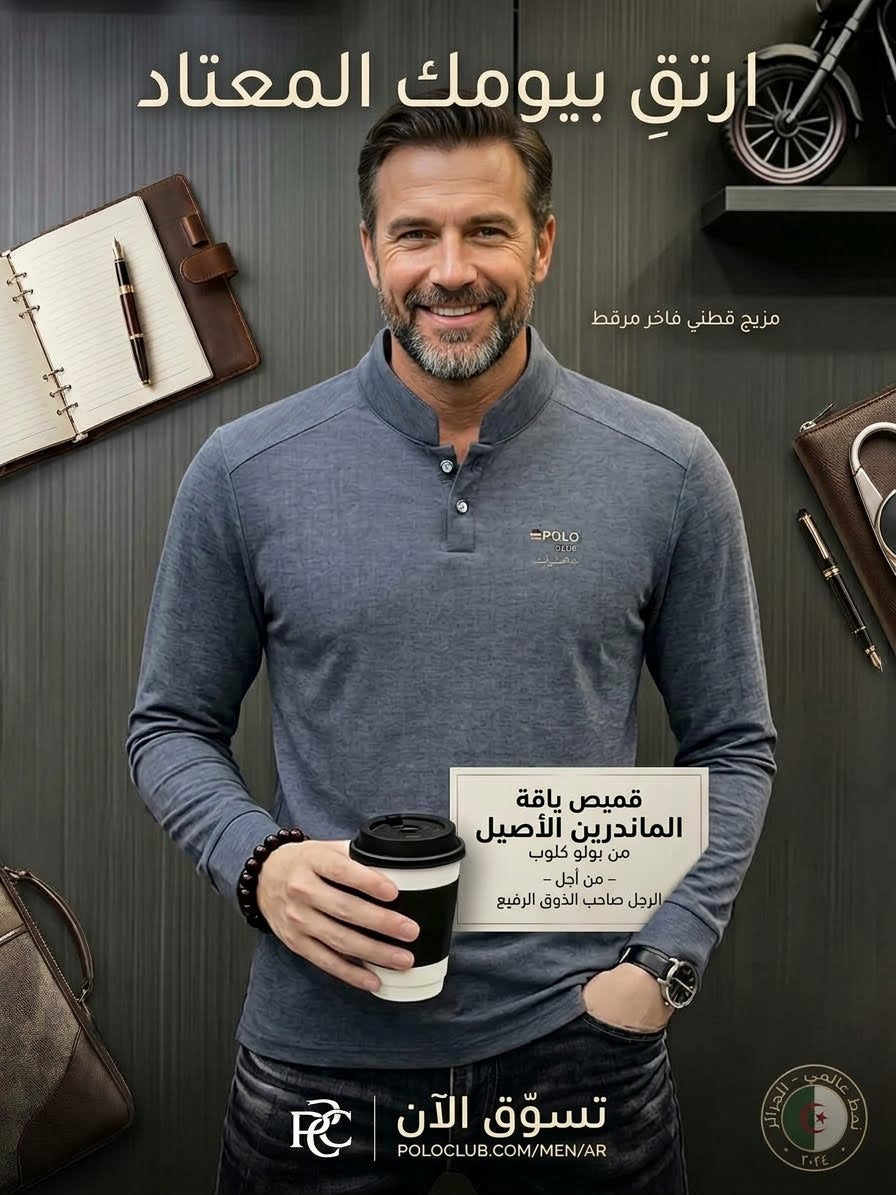 تيشيرت رجالي بأكمام طويلة للخريف
